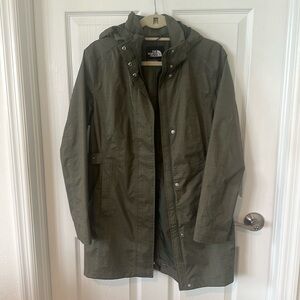 The North Face raincoat size small